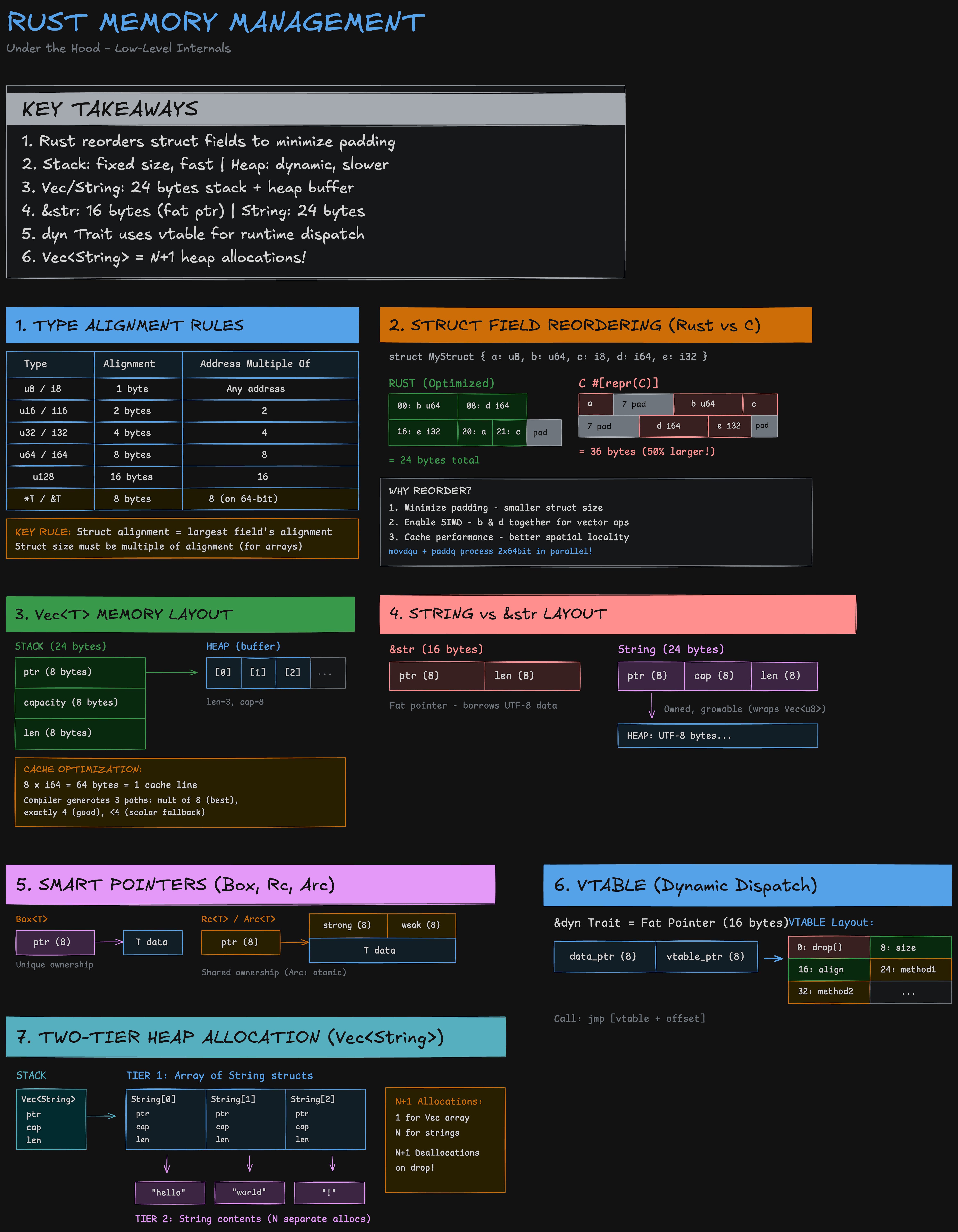 Rust Memory Management Cheat Sheet